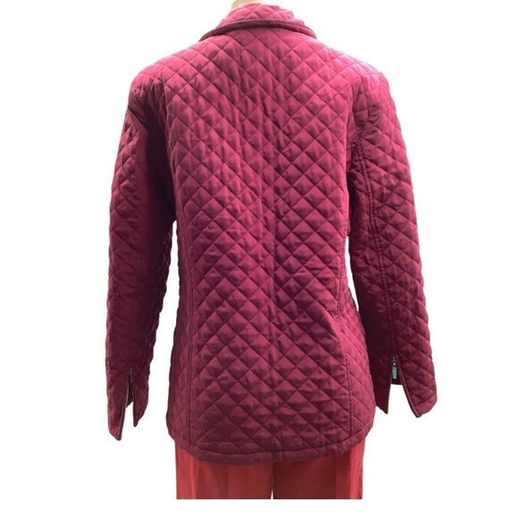 Worthington Plum Quilted Jacket Preowned - Picture 3 of 7